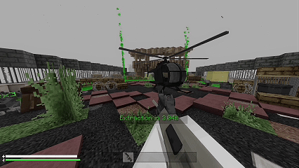 Helicopter extraction with a live countdown